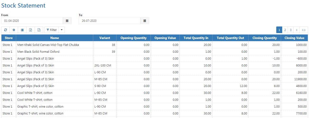 Stock Management